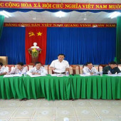 Kiểm tra kết quả thực hiện nhiệm vụ 9 tháng đầu năm 2016 của UBND xã Đồng Tiến.