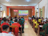 Tân Lập sơ kết công tác dân vận và nắm tình hình nhân dân