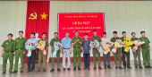 Tân Phước ra mắt lực lượng tham gia bảo vệ an ninh, trật tự ở cơ sở