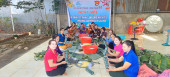 Ngày Hội "Gói bánh tét xanh - ấm lòng ngày Tết"