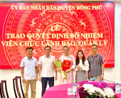 Bà Nguyễn Thị Ngọc Tú giữ chức Hiệu trưởng Trường Phổ thông dân tộc nội trú THCS Đồng Phú