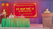 Tân Lợi tổ chức kỳ họp thứ 11 – HĐND xã